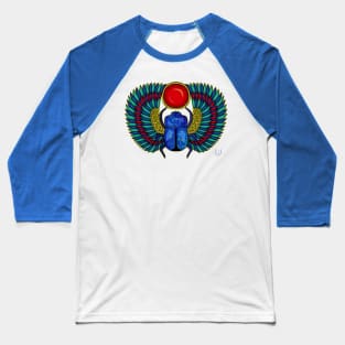 Winged Scarab Baseball T-Shirt